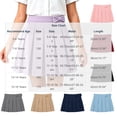 thumbnail image 6 of Diufon Girls Uniform Skirts Kids High Waist A-line School Skirts Cotton Pleated Bowknot Mini Skorts for Dance, 6 of 8