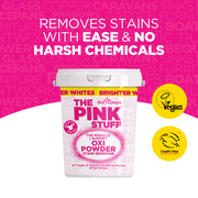 The Pink Stuff Stain Remover Powder, Whites, 2.2lb Tub - 20162