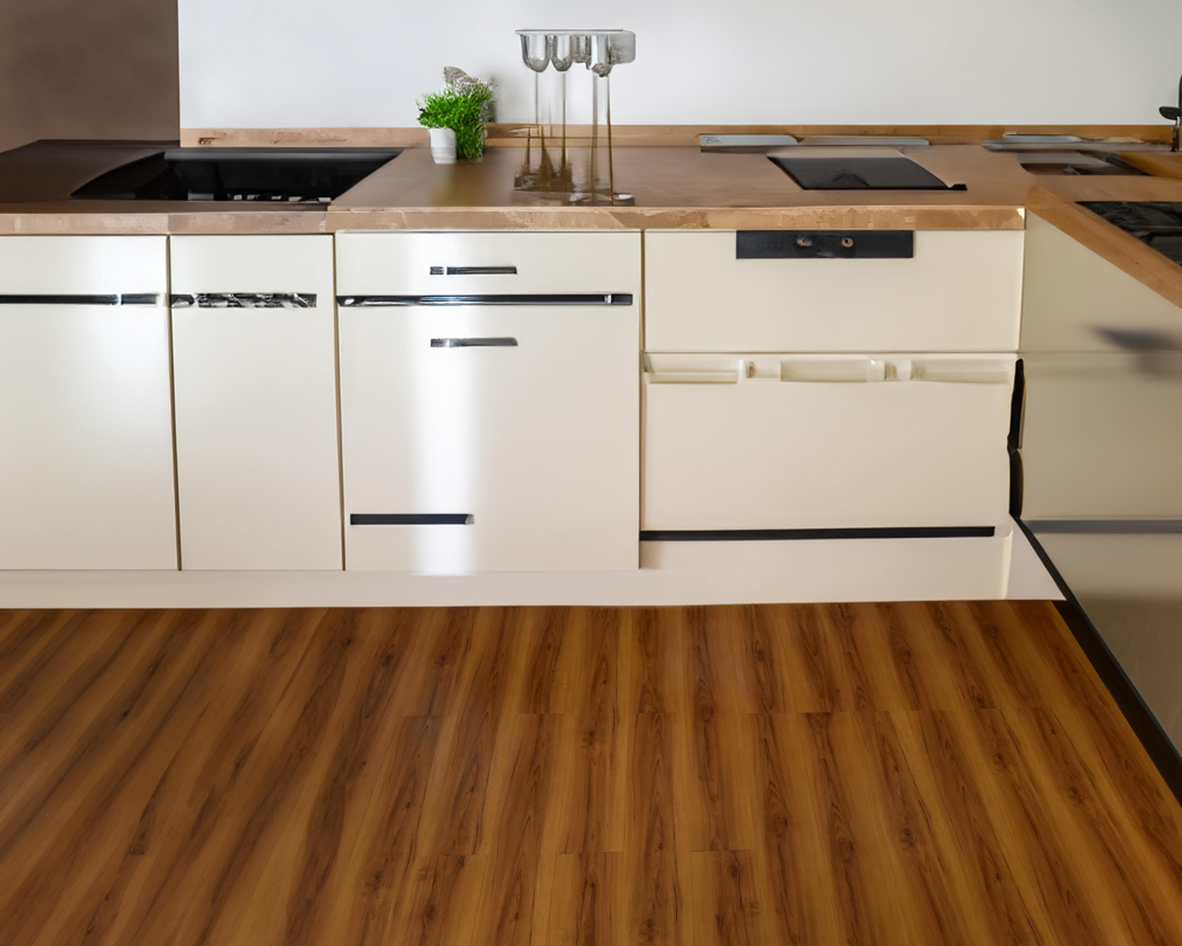 Peel and Stick Vinyl Flooring Planks, Golden Oak, SAMPLE 6" x 6", Swatch