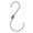 A, variant on Bird Feeder Hook S Shaped Metal Hummingbird Feeder Hook with Decorative Patterns Hangers for Bird Feeders Wind Chimes Flower Pots