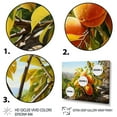thumbnail image 3 of Designart "Golden Mangoes" Food & Beverage Canvas Wall Art, 3 of 5
