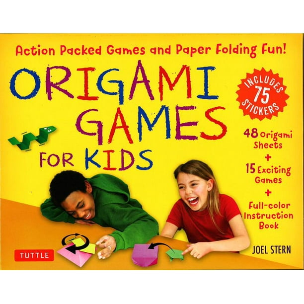 Origami Games for Kids Kit ActionPacked Games and Paper Folding Fun