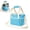 Blue, variant on Family Size 4 Compartment Drink Bag with Adjustable Strap - Multiple Tumbler Carrier Caddy, 4 Compartment Insulated Drink Holde, for Hiking, Walking, Sports, Family Outings & Daily Use