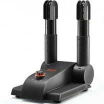 180 Foldable 2-Tube Shoe Dryer Boot Dryer with Heat Blower Black & Orange
