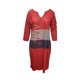 thumbnail image 2 of VISgogo, vestido informal para mujer, estampado de retazos, manga corta, cuello en V, diseño, ropa de calle de playa, vestido suelto VISgogo  moda, 2 of 5