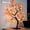 2PCS 0.45m 48 LED lights-Rose, variant on Gaderth Lighted Tree 21” Tabletop Bonsai with LED Lights-Battery or USB Powered Bendable Branche Timer Function Artificial Indoor Tree, Lighted Birch Tree for Home Decor Wedding Christmas
