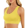 thumbnail image 4 of WANOSS Sports Bras for Women High Impact Sports Bra - Removable Padded Yoga Racerback Bra Workout Crop Tops, 4 of 19