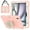 Pink+Beige, variant on For iPad A16 11th 10th Generation 2025/2022 Case, Rugged Hybrid Cover with Butterfly Wings Hidden Kickstand Pencil Holder Adjustable Shoulder Strap Drop Resistant Anti-Scratch Fashion Case,Colorful