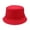 Red, variant on Women's Fedora Winter 100 Cotton Foldable Travel Summer Cap Sun Protection Classic Casual Spring Hat Rose One Size
