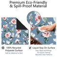 thumbnail image 4 of Floral Style Mahjong Mat 31.5x31.5 Inches Rubber Material Provides Quiet Non-Slip Surface for Tile and Card Game Play, 4 of 7