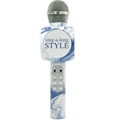 Blue Swirl Karaoke Microphone & Bluetooth Speaker (SABLUESW)