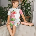 thumbnail image 4 of Balery Hello Summer Gnome Conjunto de Pijama Infantil de Manga Corta con Estampado – Ropa de Dormir de Algodón Suave-Small, 4 of 6