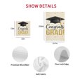 thumbnail image 7 of Rustic Graduation Kitchen Dish Towels for Drying Dishes Set of 2, Funny Words Vintage Art Waffle Weave Microfiber Hand Tea Bathroom Towels Quick Dry & Absorbent Towel 12x12, 7 of 7