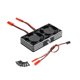 thumbnail image 1 of Disipador de calor para motor eléctrico RC, ventilador de refrigeración ESC, accesorio doble de alto rendimiento negro, 1 of 9