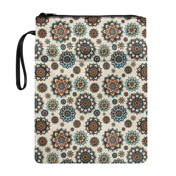 HELLHERO Polyester Fabric Book Cover Sleeve for Reader Gift for Textbooks Pocket