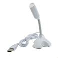 thumbnail image 2 of Microphone USB de Bureau pour Ordinateur Portable mini Micro USB mini mini Microphone Micro mini Flexible Col en Tube Micro PC Ajustable, Blanc, 2 of 9