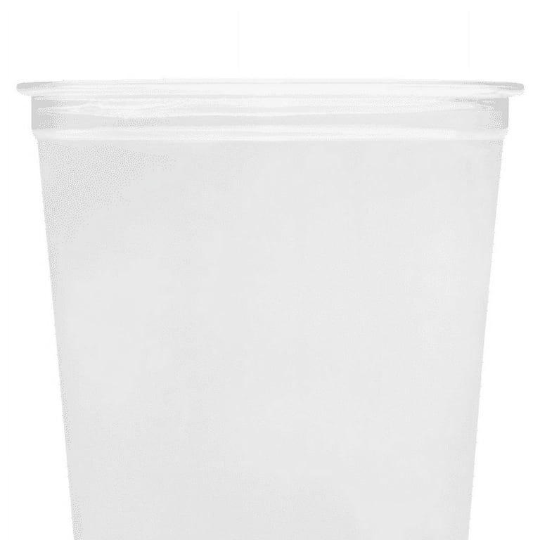 Yocup Company: KR 6'' x 6 x 3 Clear PET Plastic Hinged-Lid Take