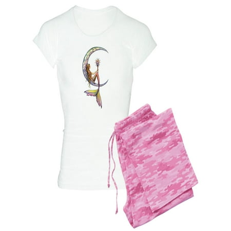 

CafePress - Mermaid Moon Fantasy Art Pajamas - Women s Light Pajamas
