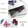thumbnail image 6 of Butterfly Print Large Round Rug 8 FT, Non Slip Living Room Area Carpet, Modern Colorful Animals Washable Soft Circle Rug Non-Shedding Floor Carpet for Bedroom Office Dining Room, 6 of 9