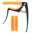 thumbnail image 1 of Solo Guitar Capo 3 in 1 Multifunctional Universal Professional Musical Instrument Supplies(Black Orange ), 1 of 4