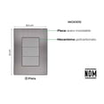thumbnail image 4 of Placa Armada Inoxidable Ciega Plata 10 Pzs, 4 of 4