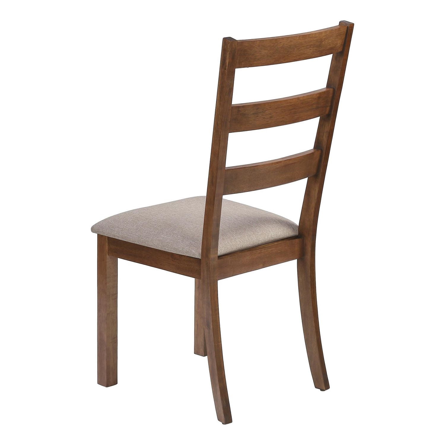 Monarch Specialties Dining Chair, Set Of 2, Side, Upholstered, Kitchen, Dining Room, Fabric, Wood Legs, Brown, Beige, Transitional