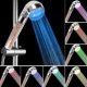 thumbnail image 1 of Cabezal de ducha con ahorro de agua y ducha de mano LED, cabezal de ducha que cambia de 3 colores con Fliter - grande Ormromra LN-0989, 1 of 7