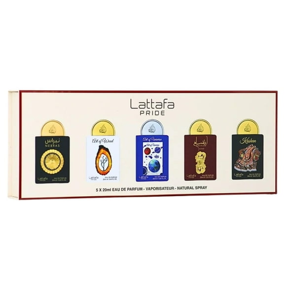 Set de regalo Perfume Lattafa Pride, colección n.º 3, 5 x 20 ml