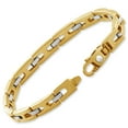 thumbnail image 2 of Pompeii Men's Link 14k Gold (45gram) or Platinum (73gram) 7mm Bracelet 8.5" (,), 2 of 3