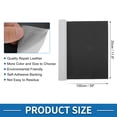 thumbnail image 4 of Unique Bargains Self Adhesive Leather Repair Patch Strong Stickiness Leather Repair Tape Faux Leather1 Pcs Black 39" x 11.8", 4 of 7
