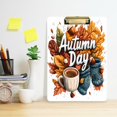 thumbnail image 2 of FORMRS Acrylic Clipboard with Low Profile Clip Standard A4 Letter Size, 12.5" x 9", Autumn Day Pattern, 2 of 8