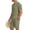 Army Green_001, variant on Domuza Men's Linen 2 Pieces Set Casual Henley Short Sleeve Button Up T-Shirts and Shorts with Pockets 2026 Summer Trendy Holiday Vacation Set Army Green M