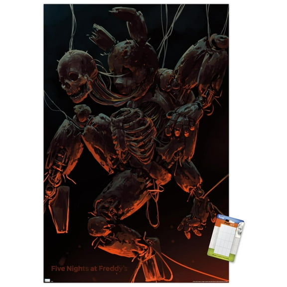 Five Nights at Freddy's - Skeleton Wall Poster, 22.375" x 34"