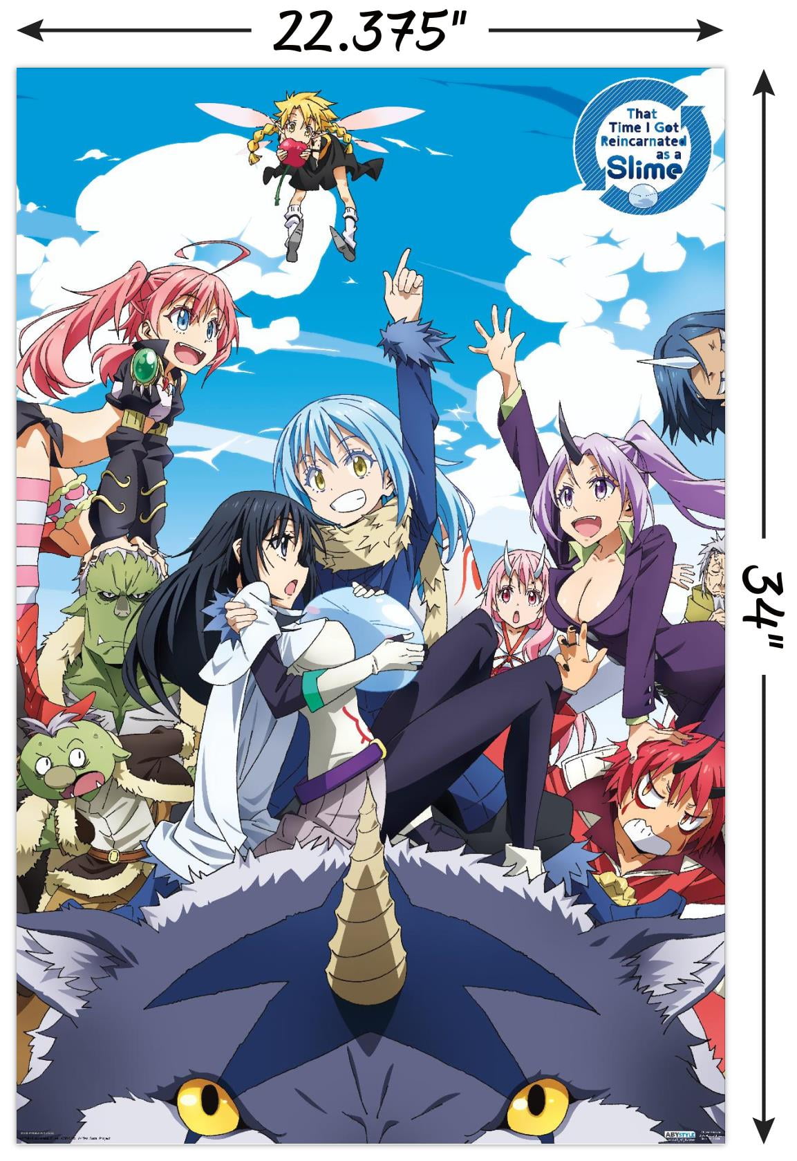 That Time I Got Reincarnated As A Slime Anime Series Matte Finish Poster  Paper Print - Animation & Cartoons posters in India - Buy art, film,  design, movie, music, nature and educational