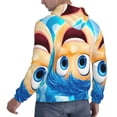 thumbnail image 4 of Lsque inside out 2 Pattern Casual Men's Hoodie,Hooded Sweatshirt with Kangaroo Pocket,Pullover Hoodie-Large, 4 of 8
