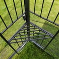 thumbnail image 4 of Perfect Garden 10' L x 10' W Outdoor Patio Canopy Gazebo with Ventilated Double Roof and Mosquito Net,Gray, 4 of 5