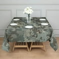 thumbnail image 3 of Gray Green Camo Textured Pattern Square Tablecloth,Waterproof Square Table Cover,Wipeable Spillproof Washable Table Cover for Home Kitchen Party Decor 42"X42"(107x107cm), 3 of 6