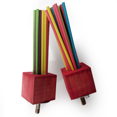 thumbnail image 4 of Parrot Nip Toy Chewable Paper Party Bird Toy with Colorful Lollipops,, 4 of 4