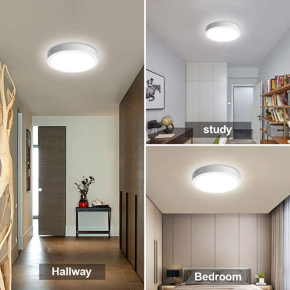 DingLiLighting 24W Flush Mount LED Ceiling Light Surface