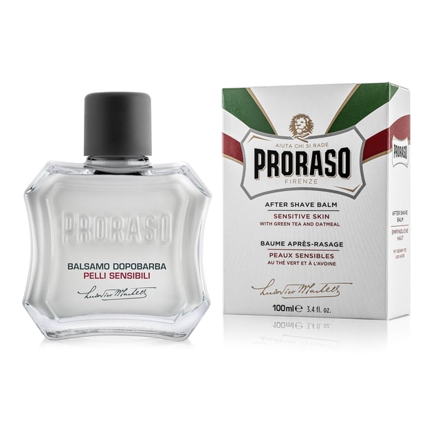 Proraso Bálsamo para Después del Afeitado Té Verde y Avena para Piel Sensible