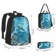 thumbnail image 2 of Easygdp Underwater Dolphin Scene Mochila para Niños y Niñas con Set de Caja de Almuerzo y Estuche para Lápices 3 en 1, Mochila Escolar Estampada para Adolescentes, 2 of 7