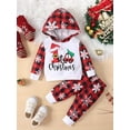 thumbnail image 2 of Conjunto De Sudadera Con Capucha Y Pantalones Informales Para Navidad, Conjunto De Pijama Para Bebés Y Niñas, 2 of 4