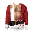 thumbnail image 1 of Chándal de cuello redondo para hombre, sudaderas Unisex con estampado de Calavera, ropa de calle de Navidad fea, ropa Vintage para hombre, 1 of 4