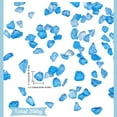 thumbnail image 2 of 1 Box 200g Blue Broken Glass Chips Crushed Glass Bulk Resin Art Small Chunky Flakes Sequins Irregular Crystal Pieces for Nail Arts DIY Vase Filler Jewelry Making Craft Decoration Supplies, 2 of 5