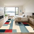 thumbnail image 3 of ODIKA 2'x3' Machine Washable Non-Slip Area Rug, Geometric Gray High Traffic Rug with Pad, Gray, 1057580, 3 of 8