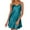 Dark Green, variant on Kureaily Women's Summer Sleeveless Silk Nightgown Lightweight Solid Color Sleepshirt Comfortable Sleepwear For Ladies Women's Nightgown