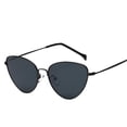 thumbnail image 2 of Gafas de sol HUOGUO Vintage Retro Cat Eye Unisex Doradas, 2 of 5