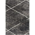 thumbnail image 7 of 5â€™ x 8â€™ Gray Modern Distressed Lines Area Rug, 7 of 7