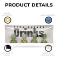 thumbnail image 3 of Pina Colada Drinks Banner Sign 36 Inch x 96 Inch | 13 oz Vinyl with Metal Grommets | Heavy-Duty Single-Sided Outdoor Durable Printed High-Quality Weatherproof | Made in the USA, 3 of 6