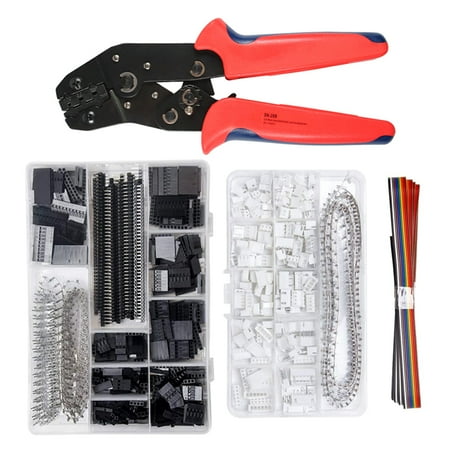 

QUSENLON Ratcheting Crimper Plier Set for Multiple-type Connector Installations Anti-Rust